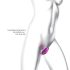 Wonderlover G-tačka vibrator, metalik pink