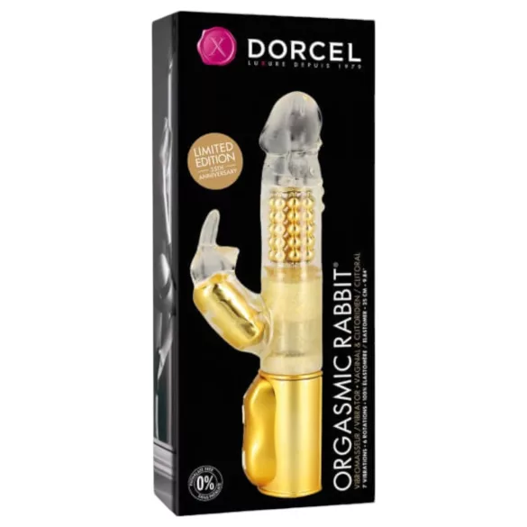 Dorcel Orgasmic Rabbit - vibrirajući zec sa zlatnim dizajnom