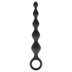 Dorcel Deep Feel - analni dildo sa kuglicama (crni)