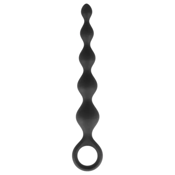 Dorcel Deep Feel - analni dildo sa kuglicama (crni)