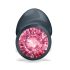 Dorcel Geisha Plug Ruby M - crni analni plug sa roze kamenom