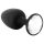 Dorcel Geisha Diamond Analni Plug - crni sa belim kamenom