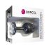 Dorcel Geisha Diamond Analni Plug - crni sa belim kamenom