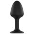 Dorcel Geisha Plug Dijamant XL - crni analni plug sa belim kamenčićem
