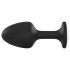 Dorcel Geisha Plug Dijamant XL - crni analni plug sa belim kamenčićem
