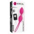 Dorcel Divine kugle - vibrirajuće gejša kuglice (ružičaste)