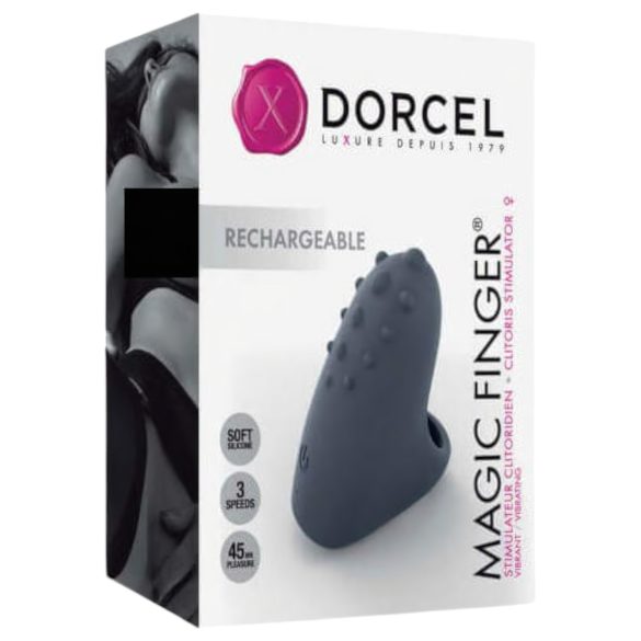 Dorcel Magic Finger - akumulatorski prstni vibrator (sivo)