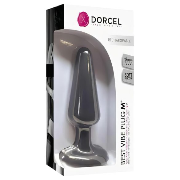 Dorcel najbolji analni vibrator M - crni, punjiv