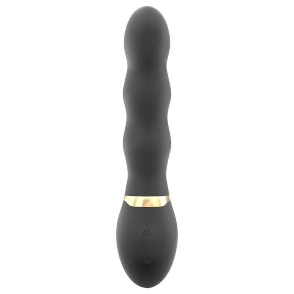Dorcel Too Much 2.0 - punjivi vibrator sa 3 motora (crno-zlatni)