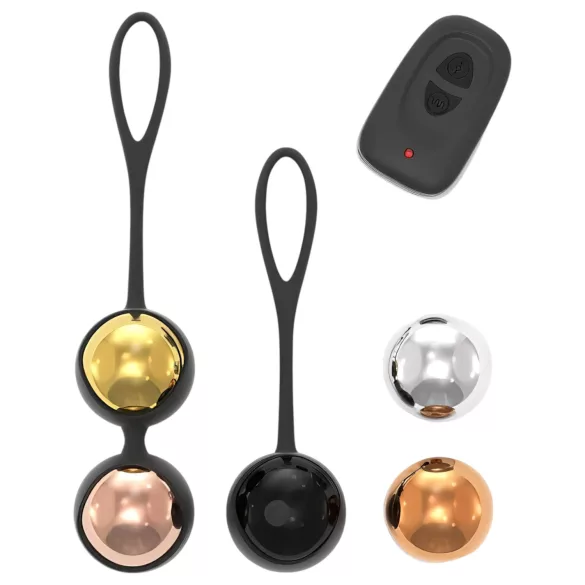 Dorcel Training Balls - bežični, podesivi set gejša kuglica