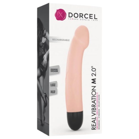 Dorcel Real Vibration M 2.0 - punjivi vibrator (naturalan)