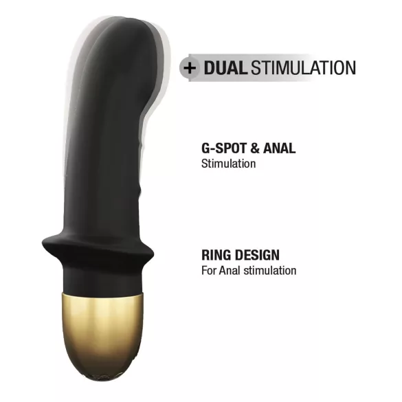 Dorcel Mini Lover 2.0 - G-tačka vibrator, crno-zlatni