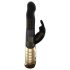 Dorcel Baby Rabbit 2.0 - vibrator sa klitoralnim dodacima (crno-zlatni)