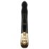 Dorcel Baby Rabbit 2.0 - vibrator sa klitoralnim dodacima (crno-zlatni)