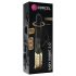 Dorcel Baby Rabbit 2.0 - vibrator sa klitoralnim dodacima (crno-zlatni)