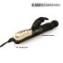 Dorcel Baby Rabbit 2.0 - vibrator sa klitoralnim dodacima (crno-zlatni)