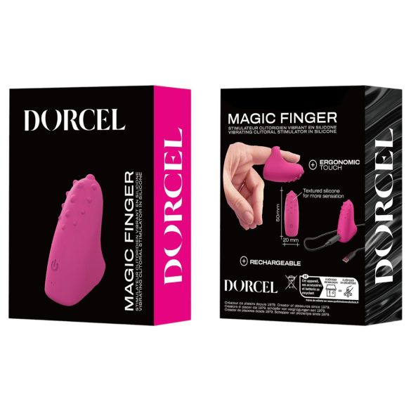 Dorcel Magic Finger - punjivi prstni vibrator (pink)