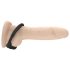 Dorcel Stronger prsten - penis prsten sa metalnim umetkom (crni)