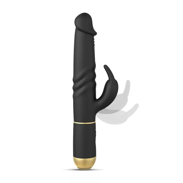 Dorcel Furious Rabbit 2.0 - crni vibrirajući zeko sa klitoralnim stimulatorom