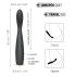 Dorcel G-slim - punjivi G-tačka vibrator (crni)
