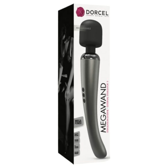 Dorcel Megawand - srebrni masažni vibrator sa baterijom