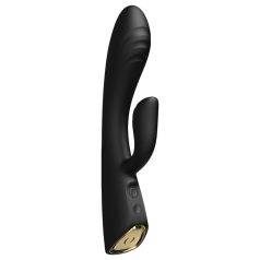   Dorcel Flexi Rabbit - crni vibrator sa grejanjem i stimulatorom klitorisa
