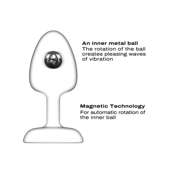 Dorcel - kuglični analni vibrator s daljinskim upravljačem M - (crni)