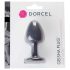 Dorcel Geisha Plug M - kugličasti analni plug (crni)