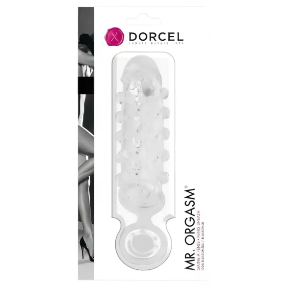 Dorcel Mr. Orgasm - kugličasta navlaka za penis (providna)