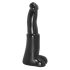 AnimHole Bull - dildo u obliku bikovog penisa - 25 cm (crno)