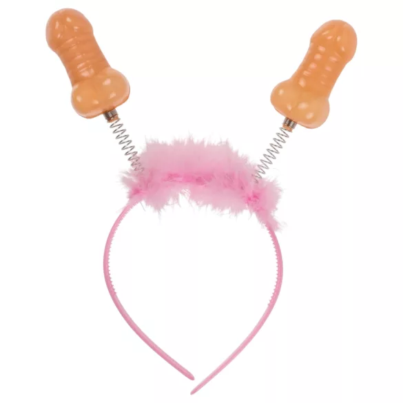 Traka za glavu sa penisom (pink-prirodna)