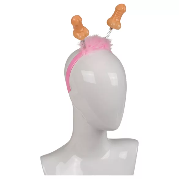 Traka za glavu sa penisom (pink-prirodna)