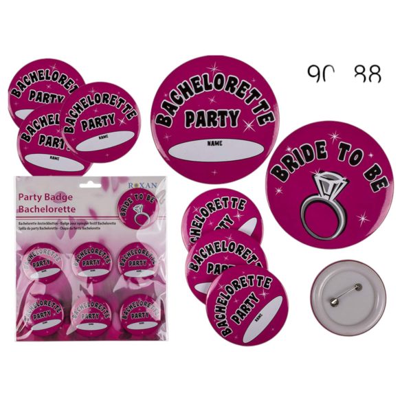 Bedževi za devojačko veče (roze)