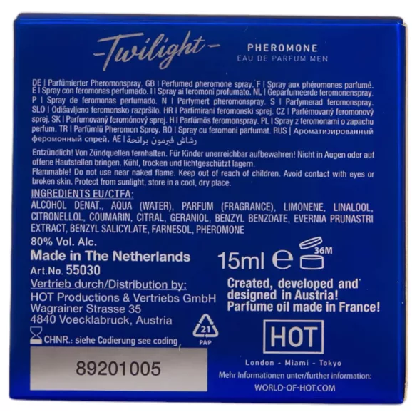 HOT Twilight - feromonski parfem za muškarce (15ml) - mirisan