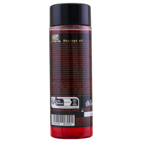 HOT ulje za masažu za negu kože - sa efektom grejanja (100ml)
