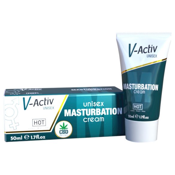 Hot V-Active - Stimulirajuća uniseks kremа za masturbaciju (50ml)