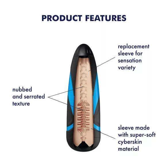 Satisfyer Rukavac Tornado Bliss - Umetak za Masturbator