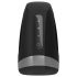 Satisfyer Men Heat Vibration - crn vibrator sa grejanjem za muškarce