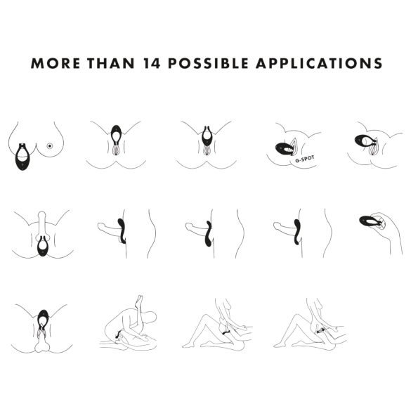 Satisfyer Endless Joy - punjivi vibrator za parove (ružičasti)