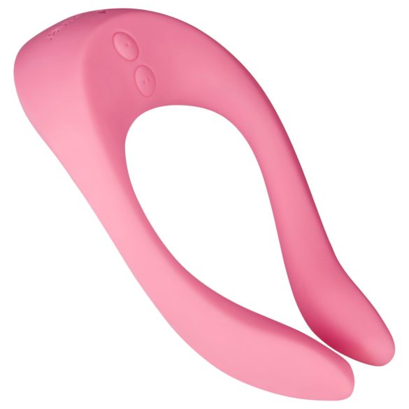 Satisfyer Endless Joy - punjivi vibrator za parove (ružičasti)