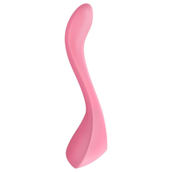 Satisfyer Endless Joy - punjivi vibrator za parove (ružičasti)