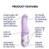 Satisfyer Charming Smile - vodootporni, punjivi G-tačka vibrator (ljubičasti)