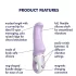 Satisfyer Charming Smile - vodootporni, punjivi G-tačka vibrator (ljubičasti)