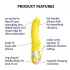 Satisfyer Yummy Sunshine - vodootporni G-tačka vibrator (žuti)