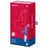 Satisfyer Magic Bunny - vodootporni vibrator sa stimulatorom (plavi)