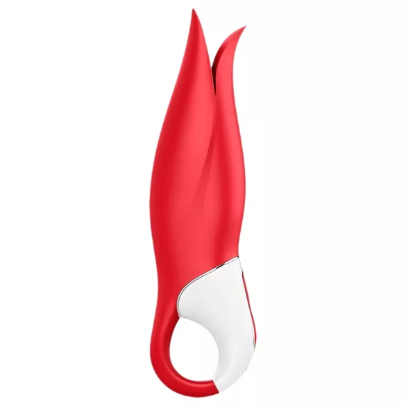 Satisfyer Power Flower - punjiva, vodootporna vibratora (crvena)