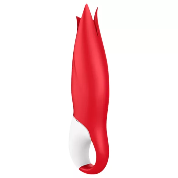 Satisfyer Power Flower - punjiva, vodootporna vibratora (crvena)