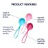 Satisfyer Kegel Loptice - set od 3 dela