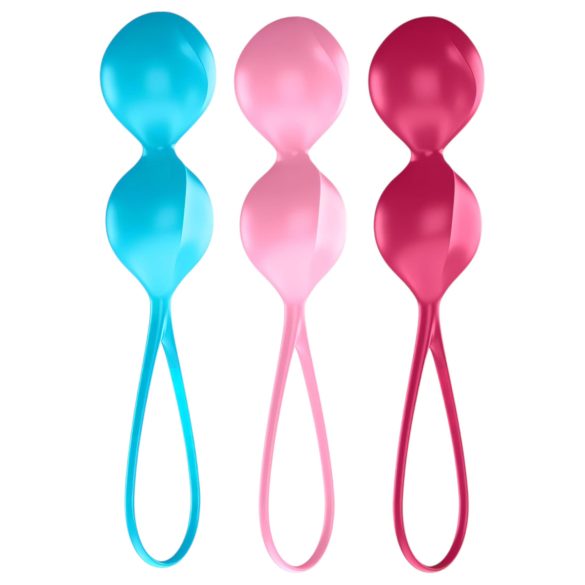 Satisfyer V Balls - дует гејша куглица (сет од 3 дела)