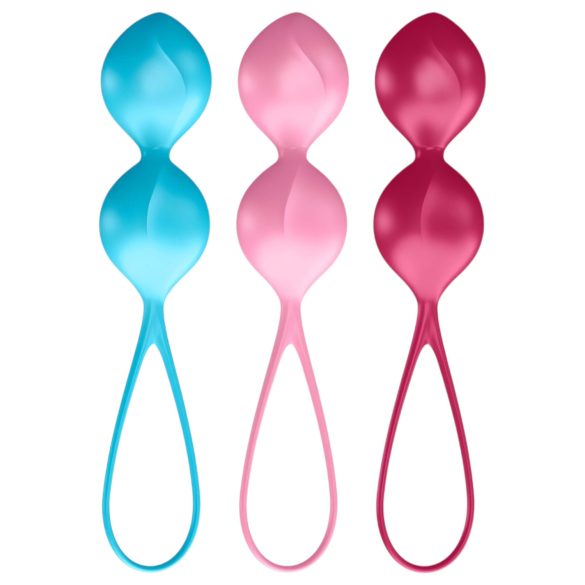 Satisfyer V Balls - дует гејша куглица (сет од 3 дела)